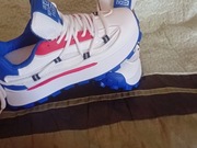 Buty sportowe męskie lekkie niebieskie 40