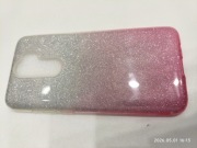 Etui na telefon – nowe, silikonowe, gradient różowy