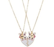 Naszyjnik przyjaciół bff króliczki