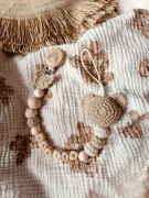 Zawieszka do smoczka chłopięca Handmade Prezent dla Niemowlaka 