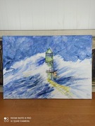 Obraz „Latarnia morska” – akryl na płótnie