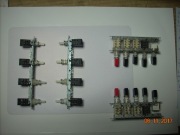 Zespół przełączników Isostat do zegara cyfrowego Unitra 