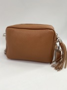 Vera Pelle torebka listonoszka skóra naturalna bronzowa