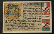 Notgeld Niemcy miasto Augustenborg / Alsen 50 Ore 1921 nr 38273