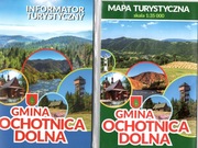 GORCE Ochotnica Dolna Informator + mapa 1:35 000