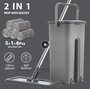 Mop podłogowy w zestawie z wiaderkiem