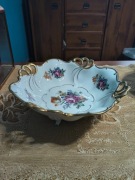 Barokowa patera na nożkach Ilmenau Grof Von Henneberg lata 30/40