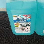 Płyn ZIMOWY do spryskiwaczy 4x 5L -20°C 5L ŁADNY ZAPACH