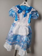 Strój przebranie Alicja w krainie czarów sukienka george r.3/4l.