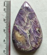 Unikalny duży Czaroit  Runy Magia Amulet Talizman 