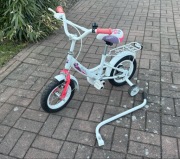 Rower dziecięcy Limber Girl 12" + Kółka boczne + Pałąk (Prowadnik)