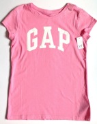 GAP różowa koszulka z błyszczącym logo 14 15 lat