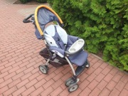 Wózek spacerowy dziecięcy Chicco + gondola + fotelik samochodowy
