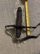 Knebel BDSM podwójny penis