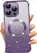 Etui do iPhone 14 Pro Max magnetyczne MagSafe fioletowy gradient /P2