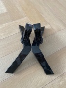 Stopki nóżki Toshiba 99008653. Stan bdb Kolor black