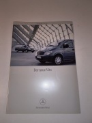 Prospekt / Katalog Mercedes Vito 2003 rok j.niemiecki