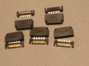 Końcówki SATA do przewodów Zasilacza ATX 5sztuk 