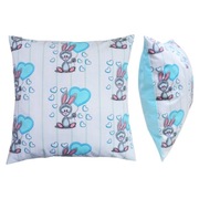 Poszewka 40x40 cm Króliczki i serduszka - Bawełna