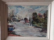 Obraz na płótnie "Port Szczecin"