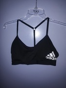 OKAZJA NOWY Top biustonosz sportowy Adidas czarny – uniwersalny rozmiar 