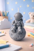 Świeczka zapachowa - Astronauta, różne kolory, zapachy