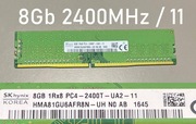 SK Hynix DDR4 oryginalne 8Gb 2400MHz c11