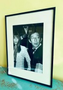 Oprawiony obraz/ druk cyfrowy Jane Birkin & Serge Gainsbourg 