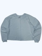 Bluza crop top baby blue retro vintage nike haft boxy logo reebok spor