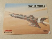 Model kartonowy MiG 21 MF 