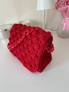 Torba na ramię zrobiona na szydełku 