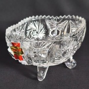 Kryształowa - patera - żardiniera - bomboniera Anna Hutte