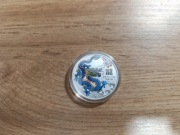 Lunar III rok smoka Turkusowy smok 1oz