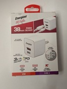 Energizer Ładowarka Sieciowa Podróżna US 40W