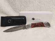 Nóż składany Izumi Ichiago Big Fox Folder VG-10 damast NOWY + etui