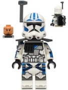 LEGO Clone ARC Trooper Fives sw1329 NOWY Star Wars + plate 25 lat Star Wars