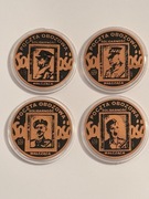 Solidarność. Monety kolekcjonerskie. Zestaw miedź 4 sztuki. Gyges