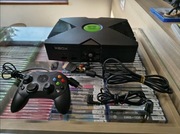 Konsola Xbox classic 80gb +pad +okablowanie +modchip evox / cerbios