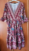 Zwiewna boho sukienka 38
