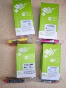 Tusze (zestaw) do Canon C-551 kolory Y B C M poj.XL 12ml 