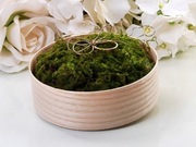 PODUSZKA NA OBRĄCZKI PODUSZKA ŚLUBNA ŚLUB RUSTYKALNY