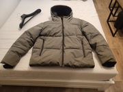 HOUSE oliwkowa kurtka puffer ocieplona z kapturem XXL męska JAK NOWA