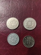 Luksemburg zestaw 4 monet