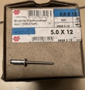 Nity firmy Würth 5.0X12 500sztuk