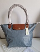 Szara torebka LONGCHAMP roz L