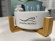 Dolina Noteci Miska ceramiczna z bambusową podstawką dla psa i kota 