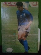 Plakat ponad 20 letni Roberto Baggio A4