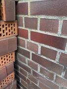 Cegła klinkierowa, czerwono-brązowy , dziurawka , wymiary 250x120x65 mm