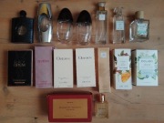 Puste flakony, butelki po oryginalnych perfumach-8 sztuk