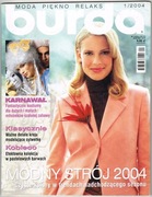 BURDA 1 / 2004 + wykroje